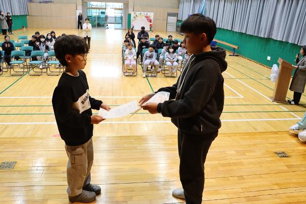 2026학년도 1학기 학생회 임원 당선증 전달 